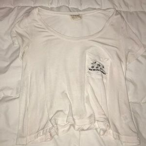 "You are my galaxy" la hearts crop top